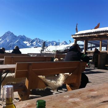 Sömmis Bar an der Traumpiste nach Sent